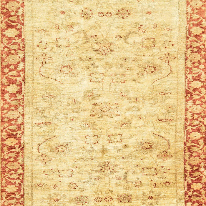 Machine Washable Abstract Mustard Yellow Rug, wshabs2964