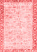 Abstract Red Modern Area Rugs