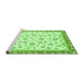 Sideview of Machine Washable Oriental Green Traditional Area Rugs, wshabs2965grn