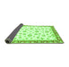 Sideview of Oriental Green Traditional Rug, abs2965grn