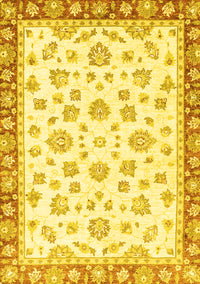 Oriental Yellow Traditional Rug, abs2965yw