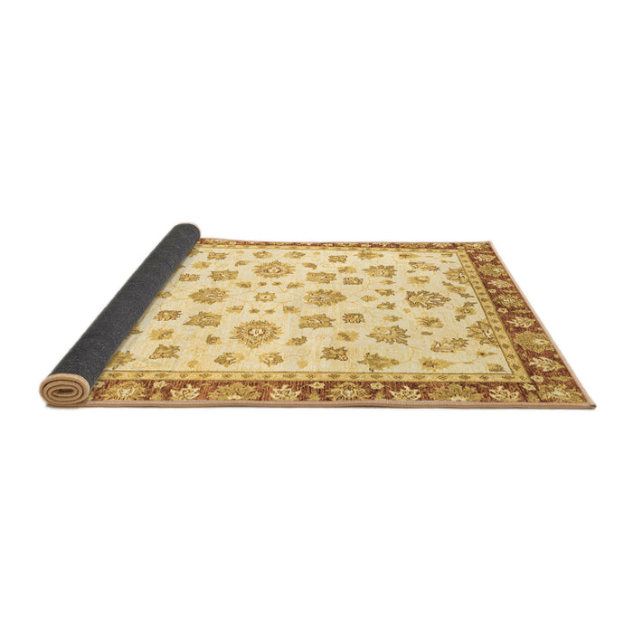 Sideview of Oriental Brown Traditional Rug, abs2965brn