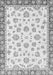 Machine Washable Oriental Gray Traditional Rug, wshabs2965gry