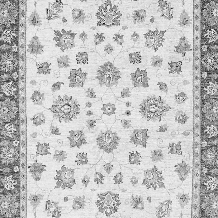 Machine Washable Oriental Gray Traditional Rug, wshabs2965gry