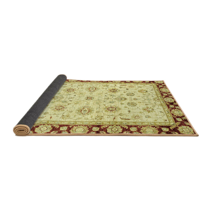 Sideview of Abstract Cinnamon Brown Oriental Rug, abs2966
