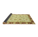 Sideview of Abstract Cinnamon Brown Oriental Rug, abs2966