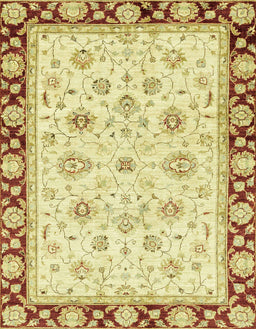 Machine Washable Abstract Cinnamon Brown Rug, wshabs2966