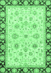 Oriental Emerald Green Traditional Rug, abs2966emgrn