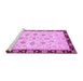 Sideview of Machine Washable Oriental Purple Traditional Area Rugs, wshabs2967pur