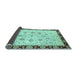 Sideview of Oriental Light Blue Traditional Rug, abs2967lblu