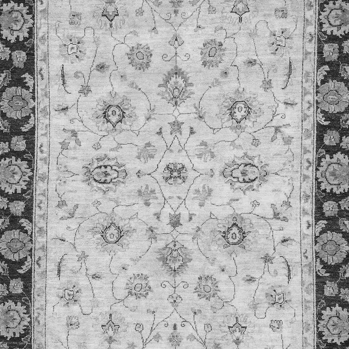Machine Washable Oriental Gray Traditional Rug, wshabs2967gry