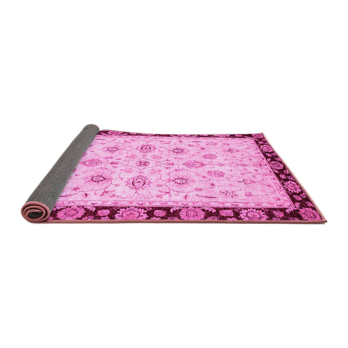 Sideview of Oriental Pink Traditional Rug, abs2967pnk