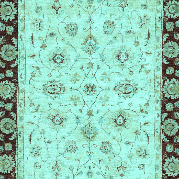 Oriental Light Blue Traditional Rug, abs2967lblu