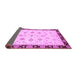 Sideview of Oriental Purple Traditional Rug, abs2967pur