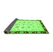 Sideview of Oriental Green Traditional Rug, abs2967grn