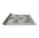 Sideview of Abstract Gray Modern Rug, abs2968gry