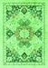 Abstract Green Modern Rug, abs2968grn