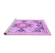 Sideview of Machine Washable Abstract Purple Modern Area Rugs, wshabs2968pur