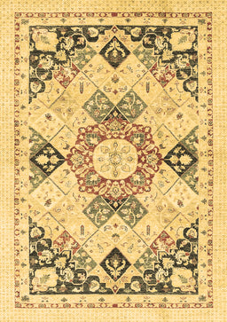 Abstract Brown Modern Rug, abs2968brn