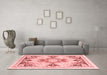 Modern Red Washable Rugs