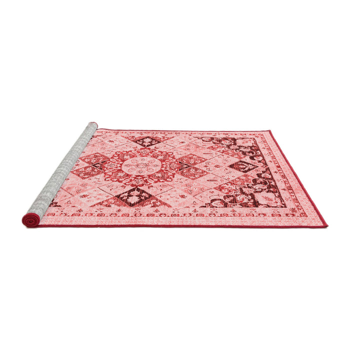 Modern Red Washable Rugs