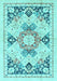 Machine Washable Abstract Light Blue Modern Rug, wshabs2968lblu