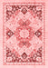 Abstract Red Modern Area Rugs