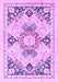 Abstract Purple Modern Rug, abs2968pur