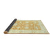 Sideview of Abstract Orange Modern Rug, abs2969