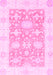 Abstract Pink Modern Rug, abs2969pnk