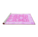 Sideview of Machine Washable Abstract Purple Modern Area Rugs, wshabs2969pur