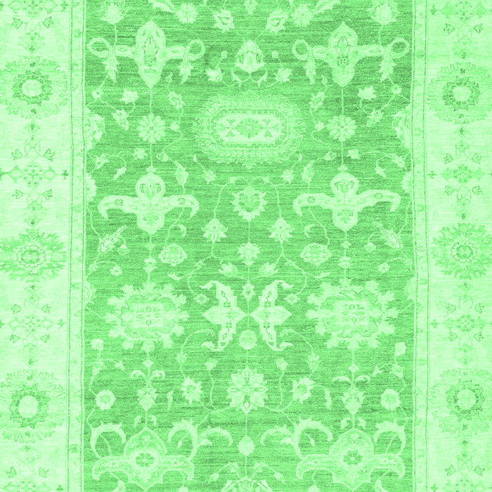 Abstract Emerald Green Modern Rug, abs2969emgrn