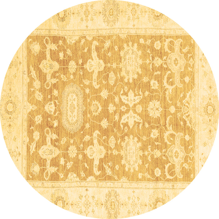 Round Machine Washable Abstract Brown Modern Rug, wshabs2969brn
