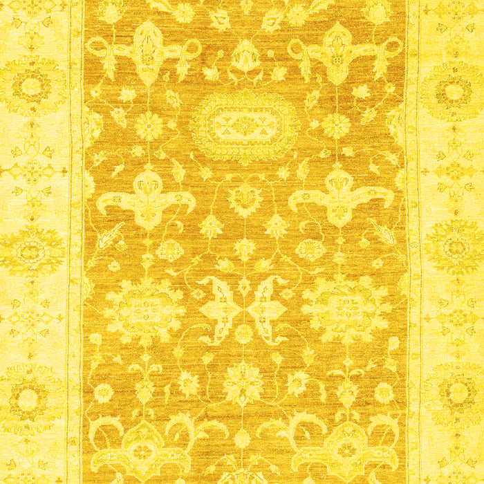 Abstract Yellow Modern Rug, abs2969yw