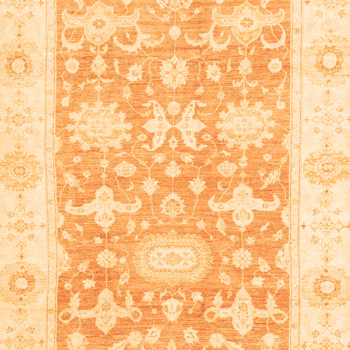 Machine Washable Abstract Orange Modern Area Rugs, wshabs2969org