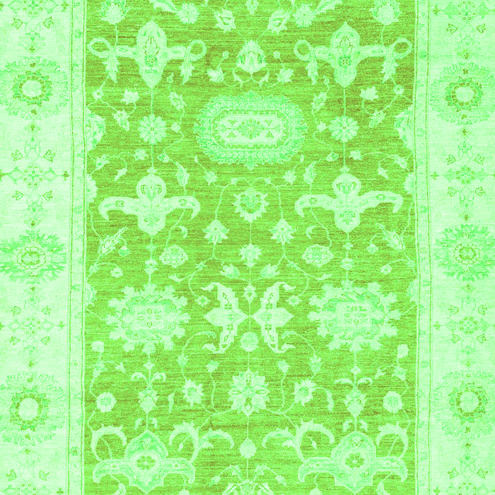 Abstract Green Modern Rug, abs2969grn