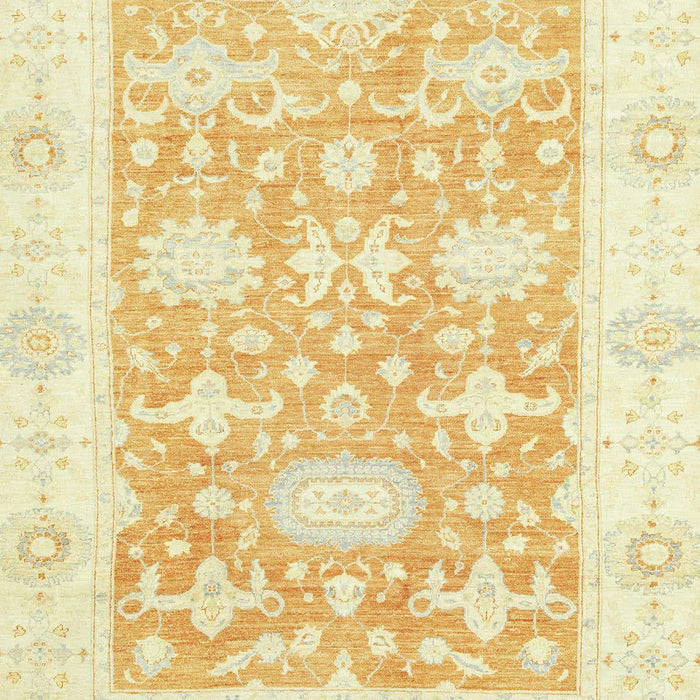 Machine Washable Abstract Orange Rug, wshabs2969