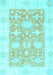 Machine Washable Abstract Light Blue Modern Rug, wshabs2969lblu