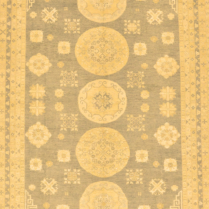 Machine Washable Oriental Brown Traditional Rug, wshabs296brn