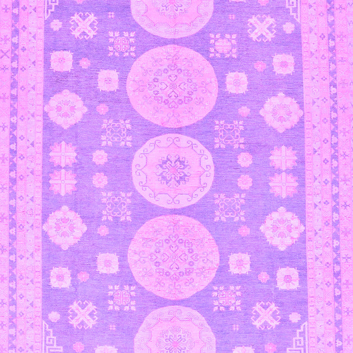 Machine Washable Oriental Purple Traditional Area Rugs, wshabs296pur