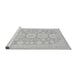 Sideview of Machine Washable Oriental Gray Traditional Rug, wshabs296gry