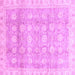 Square Oriental Purple Traditional Rug, abs2970pur