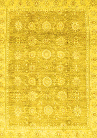 Oriental Yellow Traditional Rug, abs2970yw