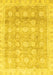 Oriental Yellow Traditional Rug, abs2970yw