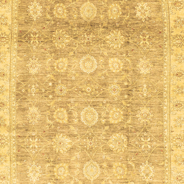 Machine Washable Oriental Brown Traditional Rug, wshabs2970brn
