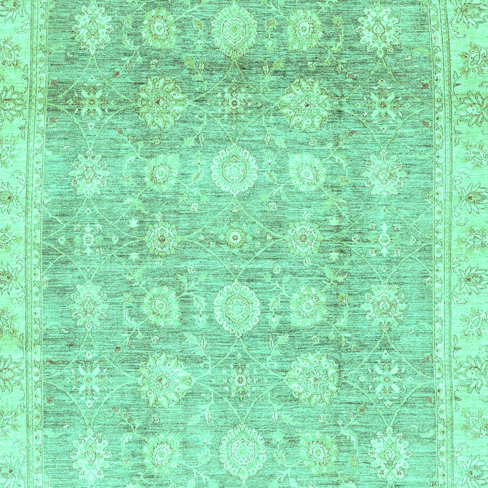 Machine Washable Oriental Turquoise Traditional Area Rugs, wshabs2970turq