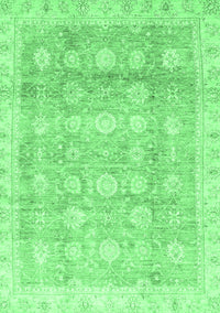 Oriental Emerald Green Traditional Rug, abs2970emgrn