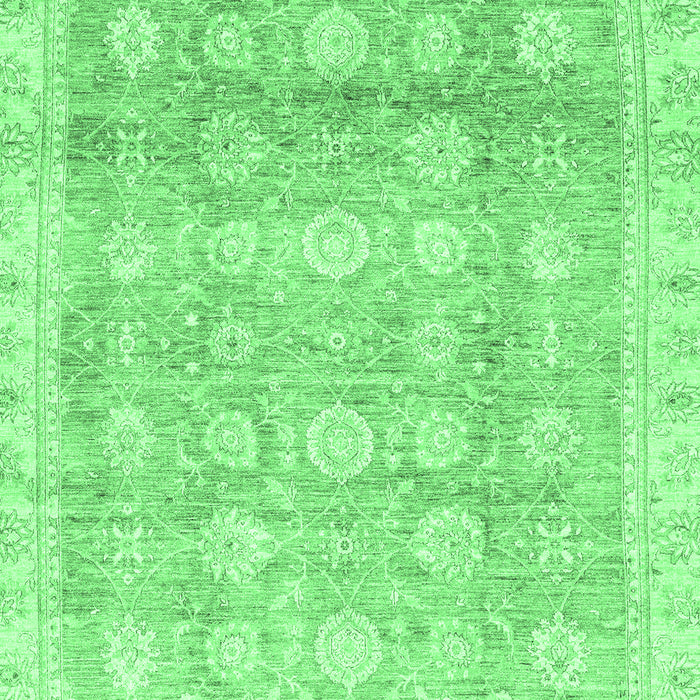 Oriental Emerald Green Traditional Rug, abs2970emgrn