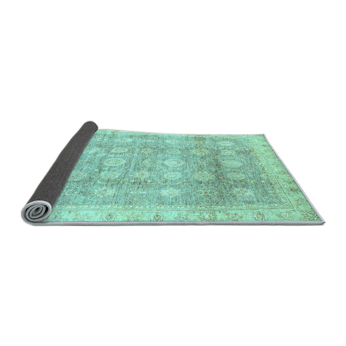 Sideview of Oriental Light Blue Traditional Rug, abs2970lblu