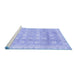 Sideview of Machine Washable Oriental Blue Traditional Rug, wshabs2970blu